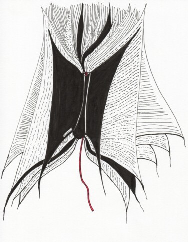 Drawing titled "OGM Livre 03" by Maurice Amzallag Mo, Original Artwork, Digital Print