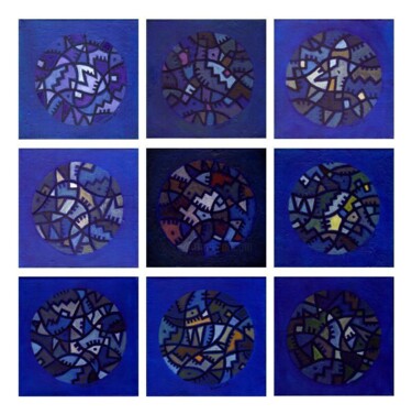 Peinture intitulée ""De l'harmonie des…" par Vincent Wimart, Œuvre d'art originale, Acrylique