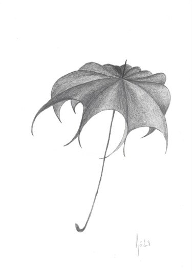 Drawing titled "OGM Parapluie 01" by Maurice Amzallag Mo, Original Artwork, Digital Print