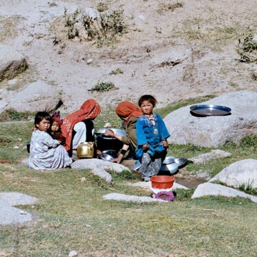 Fotografie getiteld "Afghanistan - tribu…" door Christian Ebel, Origineel Kunstwerk, Film fotografie