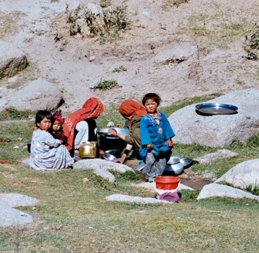 Fotografia intitolato "Afghanistan - tribu…" da Christian Ebel, Opera d'arte originale, fotografia a pellicola