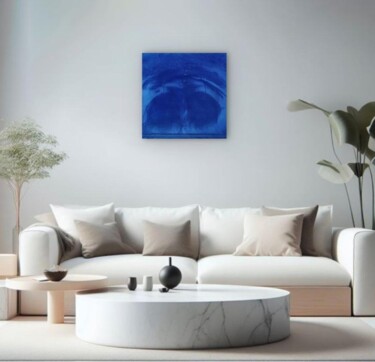 Photography titled "Empreinte bleue" by Jean Robert Franco, Original Artwork, Analog Print