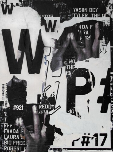 Painting titled "W17" by Trafiklab, Original Artwork, Paper