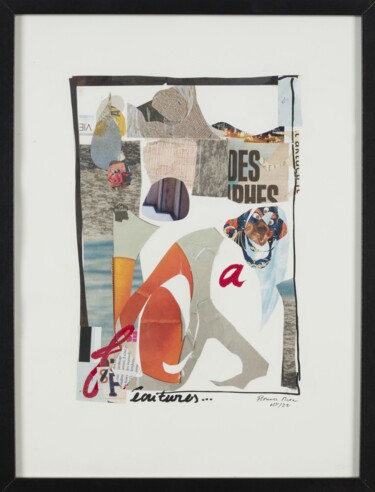 Collages getiteld "03-012023-l'objet a" door Florence Mura, Origineel Kunstwerk, Collages
