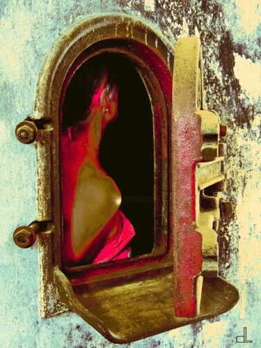 Photography titled "La captive" by Christian Lefevre, Original Artwork, Aluminium