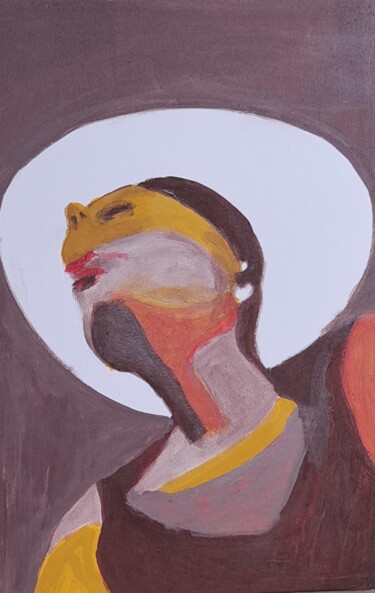 Peinture intitulée "Élégante " par Jean Marc Bramy, Œuvre d'art originale, Acrylique