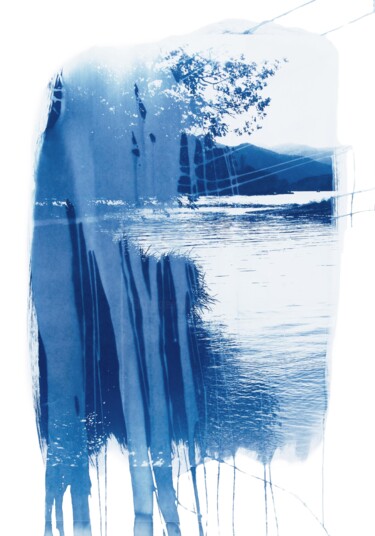 Fotografia intitulada "river print n°7" por Eva-Maria Raab, Obras de arte originais, Fotografia de filme