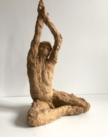 Sculpture titled "Inaccessible" by Dominique Ganiage, Original Artwork, Clay