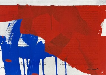 Drawing titled "N6" by Norbert Engel, Original Artwork, Gouache