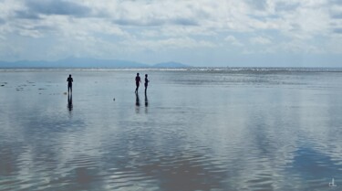 Fotografia intitolato "Les bains de mer" da Christian Lefevre, Opera d'arte originale, Alluminio