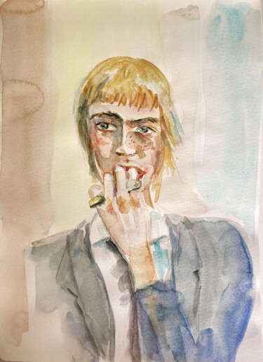 Dessin intitulée "Fashion week, Paris…" par Corinthia Dream, Œuvre d'art originale, Aquarelle