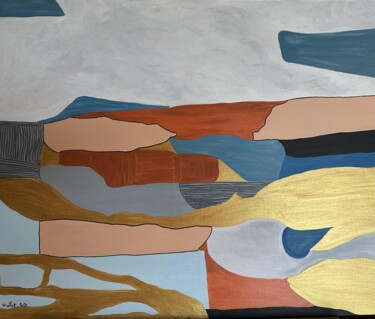 Peinture intitulée "REVE D ANNA" par Violette Guardia Decoin, Œuvre d'art originale, Acrylique Monté sur Châssis en bois