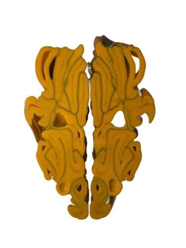 Rorschach revisité or Escultura intitulada "Rorschach revisité…" por Audrey Steiner, Obras de arte originais, Plástico