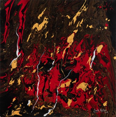 Peinture intitulée "Enigma" par Smita Mishra, Œuvre d'art originale, Acrylique