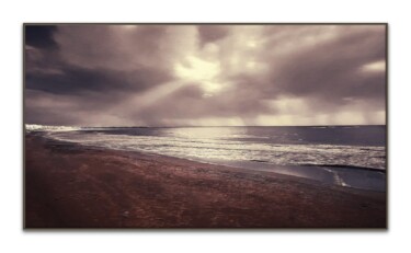 Digital Arts titled "Plage de la Baule 15" by Virtual Eden, Original Artwork, Digital Print