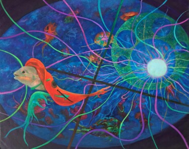 "Boschnave" başlıklı Tablo Christophe Challier tarafından, Orijinal sanat, Petrol