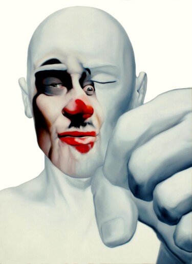 绘画 标题为“Face FS53 Mainstream” 由Christophe Avella Bagur, 原创艺术品, 油