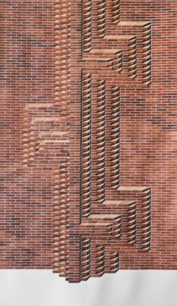 "Les murs de Babel I…" başlıklı Resim Gaël  Darras tarafından, Orijinal sanat, Suluboya