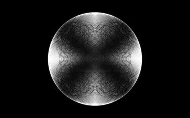 Photography titled "Light Planet Black 3" by Mercedes  Parodi, Original Artwork, Digital Photography