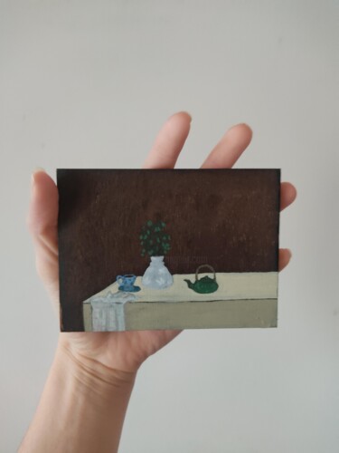 绘画 标题为“Nature morte 2” 由Lucie Postel, 原创艺术品, 油