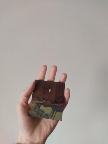 绘画 标题为“Paysage ” 由Lucie Postel, 原创艺术品, 油