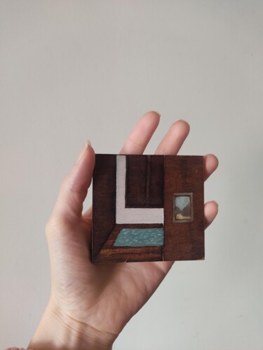 绘画 标题为“Chambre” 由Lucie Postel, 原创艺术品, 油