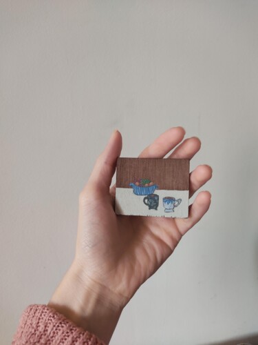 绘画 标题为“Nature morte ” 由Lucie Postel, 原创艺术品, 油