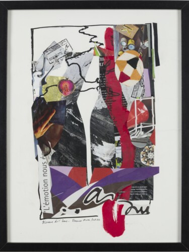 Collages titled "102022-Blessure de…" by Florence Mura, Original Artwork, Collages