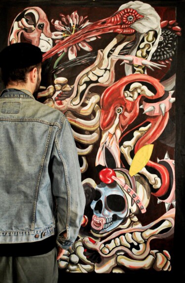 ""LA INDEFERENCIA ES…" başlıklı Tablo Vicente Occhionero tarafından, Orijinal sanat, Akrilik