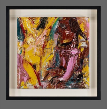 Peinture intitulée "LE CHOIX DE PÂRIS" par Cy Pavel, Œuvre d'art originale, Huile