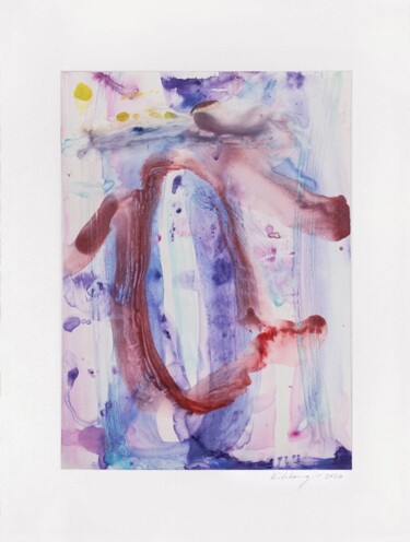 Printmaking titled "O'Movement" by Kitikong Tilokwattanotai, Original Artwork, Monotype