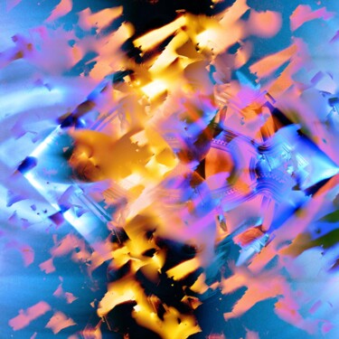 Fotografie getiteld "I LOOK AT THE SUN" door Florian Brunner, Origineel Kunstwerk, Papier
