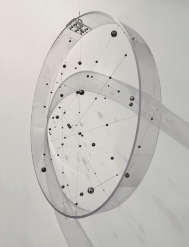Sculptuur getiteld "ANNEAU DE NEUTRINOS…" door Carlos Medina, Origineel Kunstwerk, Silverpoint
