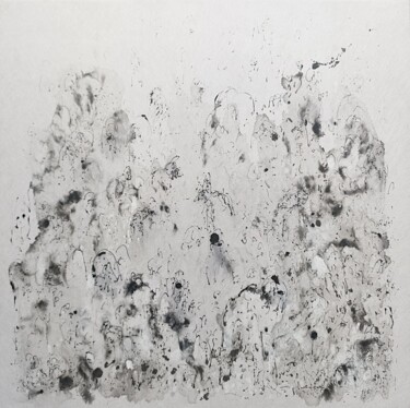 Drawing titled "Le lapin et le gori…" by Frédérique Nolet De Brauwere, Original Artwork, Ink