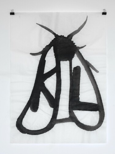 Tekening getiteld "Série de "L'alphabe…" door Gabriel Grillot, Origineel Kunstwerk, Inkt