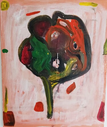 Peinture intitulée "Vibrations" par Orlane Grelet, Œuvre d'art originale, Acrylique Monté sur Châssis en bois