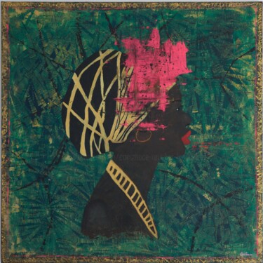 Malerei mit dem Titel "Madeleine" von Constance Roucher-Leonarduzzi, Original-Kunstwerk, Acryl