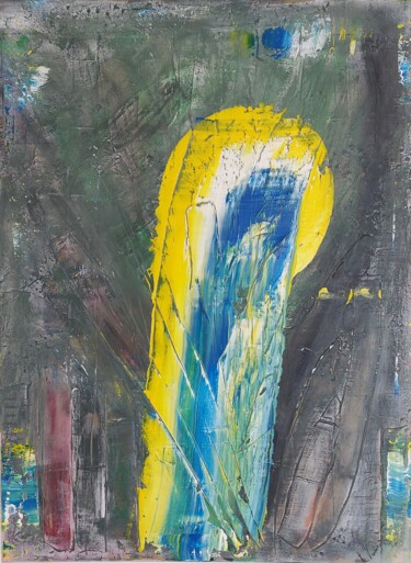 Peinture intitulée "Élan lumineux" par Orlane Grelet, Œuvre d'art originale, Acrylique Monté sur Châssis en bois