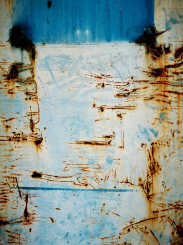 Fotografia intitolato "Metal 2" da Bernard Jaubert, Opera d'arte originale, Stampa digitale