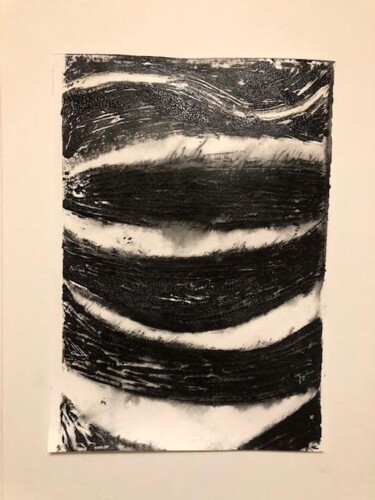 印花与版画 标题为“Vagues” 由Lydia Morano, 原创艺术品, 墨