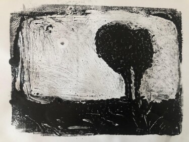 印花与版画 标题为“arbre coeur” 由Lydia Morano, 原创艺术品, 墨