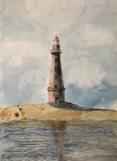 "Le Phare" başlıklı Resim Lydia Morano tarafından, Orijinal sanat, Suluboya