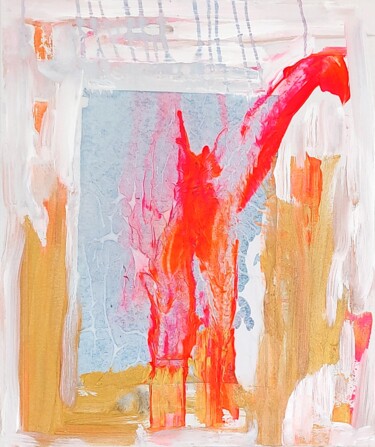 Pintura titulada "Emergence" por Orlane Grelet, Obra de arte original, Acrílico Montado en Bastidor de camilla de madera