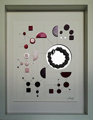 Sculptuur getiteld "Synopsis" door Efka, Origineel Kunstwerk, Papier