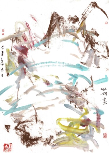 Drawing titled "Bright Morning in t…" by Friedrich Zettl, Original Artwork, Acrylic
