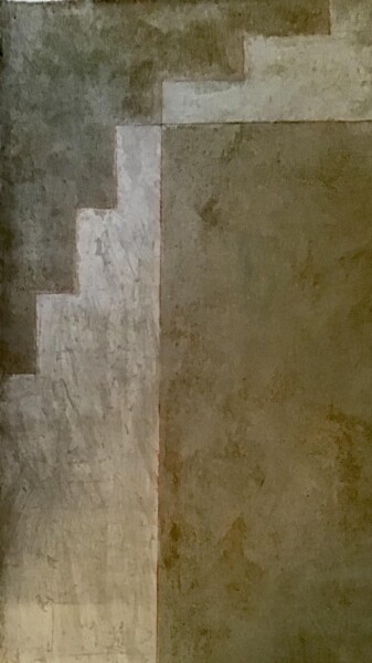 Peinture intitulée "GRADUS GRIS CIMENT " par Nicole Grenot, Œuvre d'art originale, Acrylique