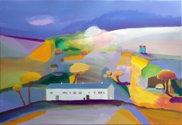 제목이 "Maison bleue, maiso…"인 미술작품 Philippe Abril로, 원작, 아크릴
