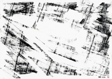Disegno intitolato "reflections" da Friedrich Zettl, Opera d'arte originale, Fibra tessile