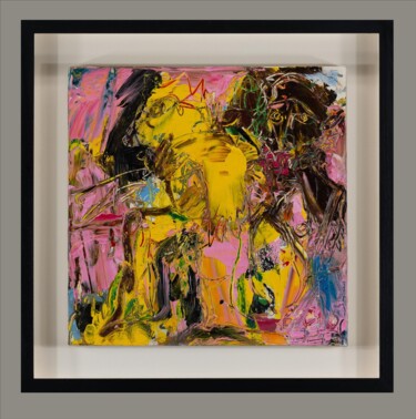 Peinture intitulée "INTRÉPIDE DUO" par Cy Pavel, Œuvre d'art originale, Huile