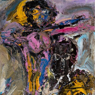 Peinture intitulée "DUO-FURIOSO    (sér…" par Cy Pavel, Œuvre d'art originale, Acrylique